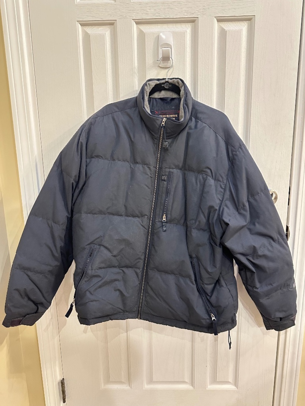 Abercrombie & Fitch Navy Puffer Jacket, Down filled
